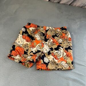 y2k Curious George Swim Trunks or Shorts with Pockets Vintage 24 Months